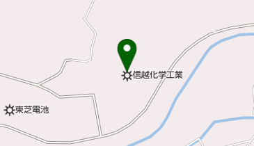 信越化学工業株式会社 群馬事業所 郷原分工場の地図画像