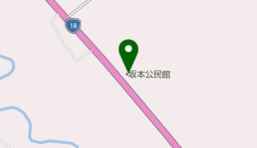 安中市 坂本公民館の地図画像