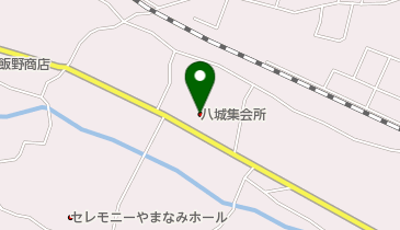 安中市 八城集会所の地図画像