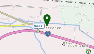 ネッツトヨタ群馬株式会社安中いたはな店の地図画像