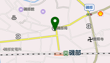 八百栄磯部店の地図画像