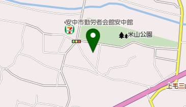 安中市 米山体育館の地図画像