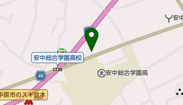 上原塗料株式会社の地図画像