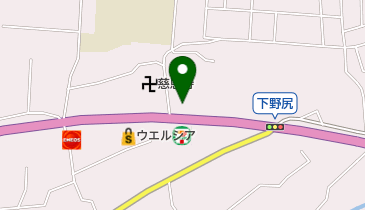 安中バッティングスタジアムの地図画像