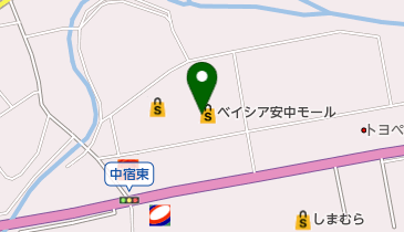 カットインユアーズ安中店の地図画像