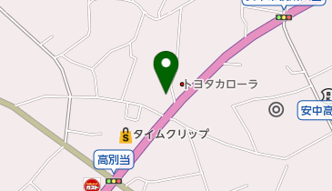 シティメガネ城田の地図画像