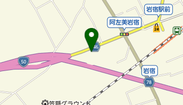 南雲造園 花木センターの地図画像