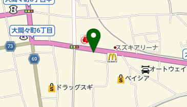 東旺学院の地図画像