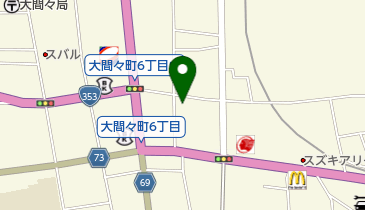 大間々カトリック教会の地図画像