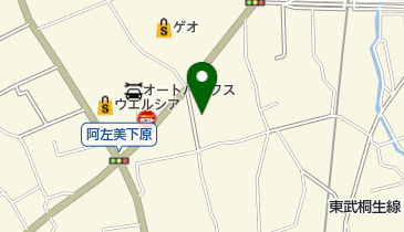 あざみ美容室の地図画像