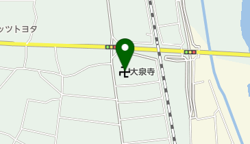 大泉寺の地図画像