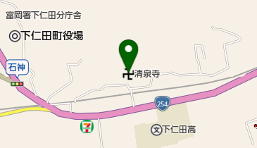 清泉寺の地図画像