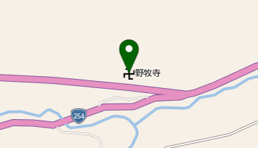 野牧寺の地図画像