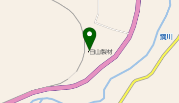白山製材株式会社の地図画像