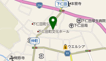 高橋寝装店の地図画像