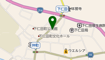 美容室Bの地図画像