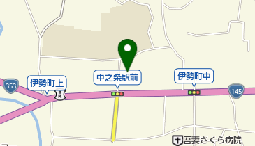 あがつま農協 中之条支店の地図画像