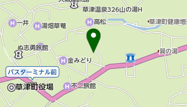 草津聖バルナバ教会の地図画像