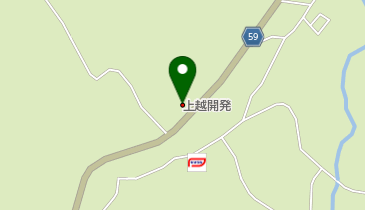 上越開発株式会社の地図画像