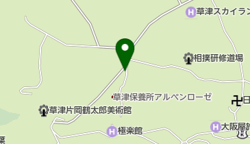 くさつフラワーの地図画像