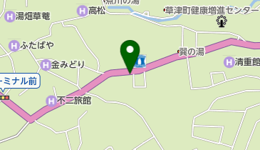 草津ぜんまいやの地図画像