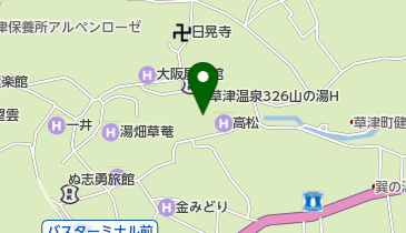 ユモト美容室の地図画像