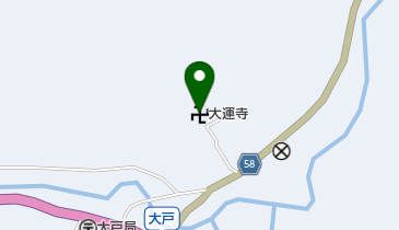大運寺の地図画像