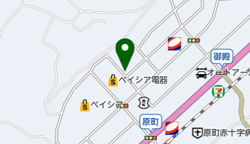 上野屋うどん店の地図画像