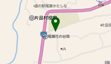 片品村尾瀬じどうかんの地図画像