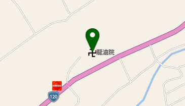 龍滄院の地図画像