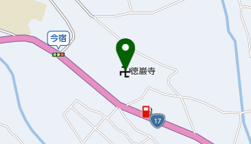 徳巌寺の地図画像