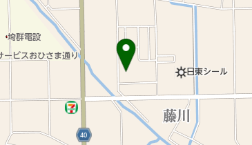 有限会社美濃部ガラス店 玉村営業所の地図画像