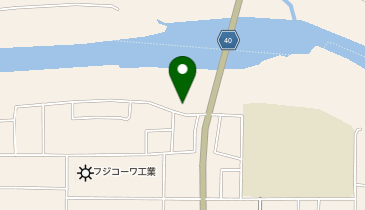 玉村町障害者福祉センターのばらの地図画像