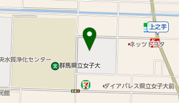 玉村町社会体育館の地図画像