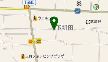 タカク理容室の地図画像