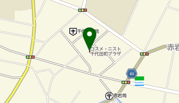 千代田町民プラザの地図画像