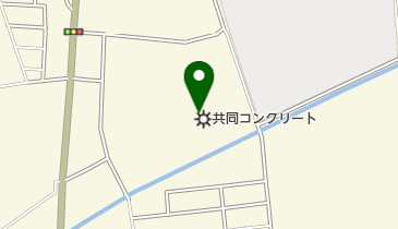 共同コンクリート株式会社 群馬工場の地図画像