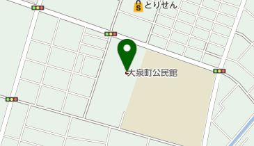 大泉町役場 公民館の地図画像