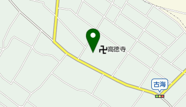 古海西公民館の地図画像