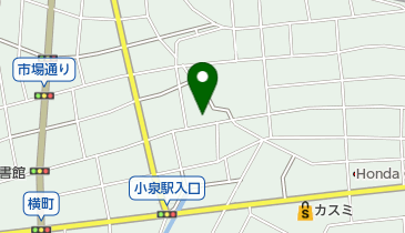 有限会社並木金物店の地図画像
