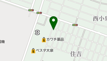 大泉キリスト教会の地図画像