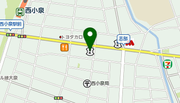 西巻酒店の地図画像