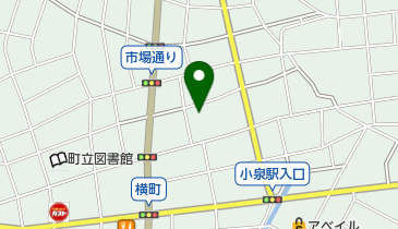 大泉町 北児童館の地図画像