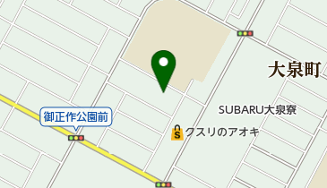 大泉町 東児童館の地図画像