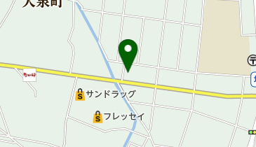 対比地ふとん店の地図画像