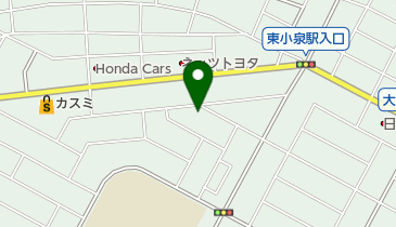 あらい美容室の地図画像