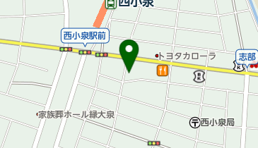 伊藤洋服店の地図画像