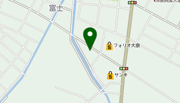 メガネのイタガキ フォリオ大泉店の地図画像