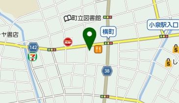 新井洋服店の地図画像