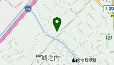 ボン理容室の地図画像